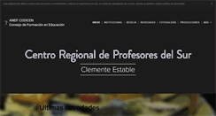 Desktop Screenshot of cerpsur.org